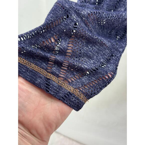 Oddy 1XL women’s blue Boho style top - Picture 3 of 11